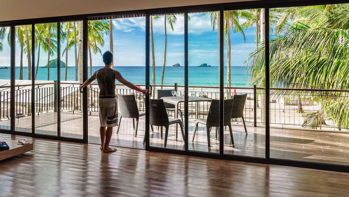 Executive Beach Front Villa at Nacpan Beach Villas